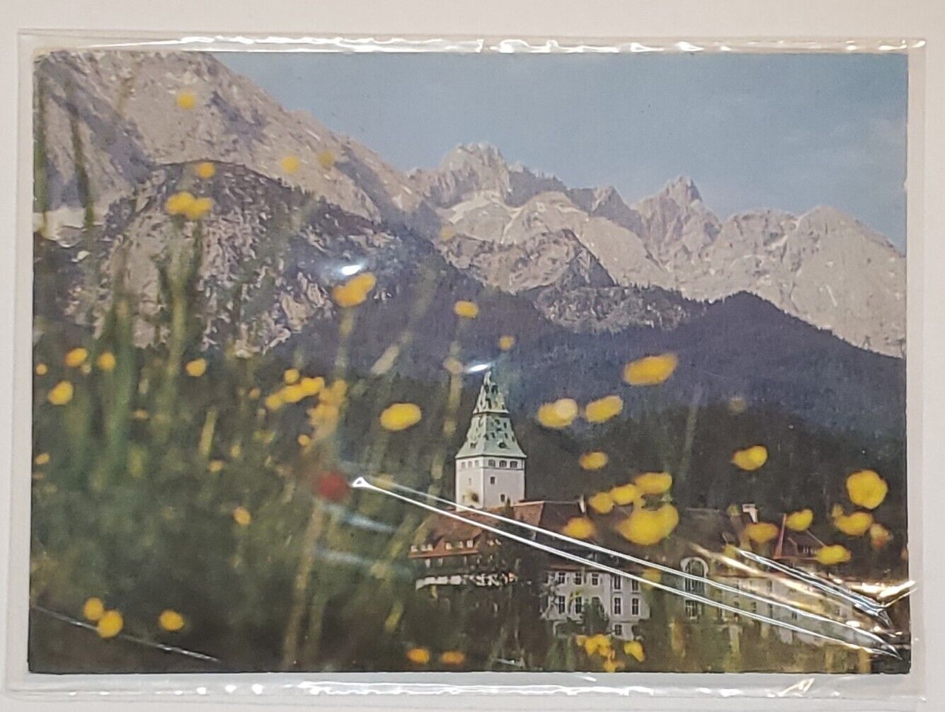 Postcard Schloss Elmau Foto Mesirica Posted 1972 Writing Stamped