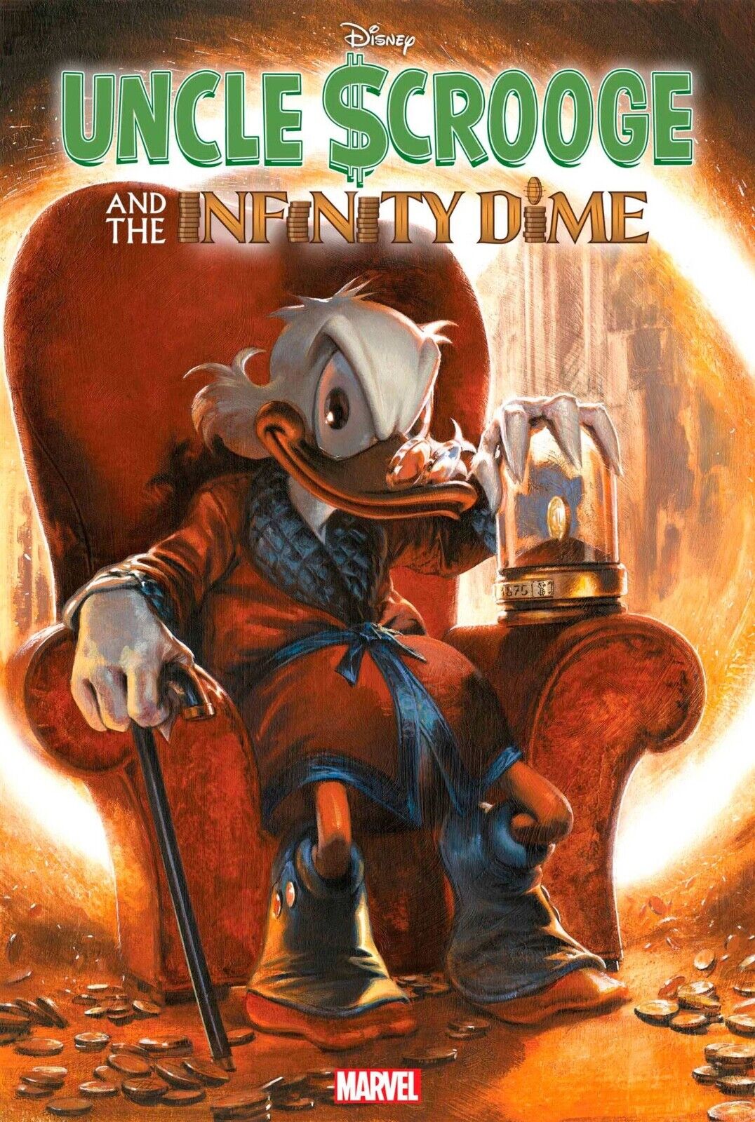 (2024) UNCLE SCROOGE AND THE INFINITY DIME #1 1:10 DELLOTTO VARIANT COVER