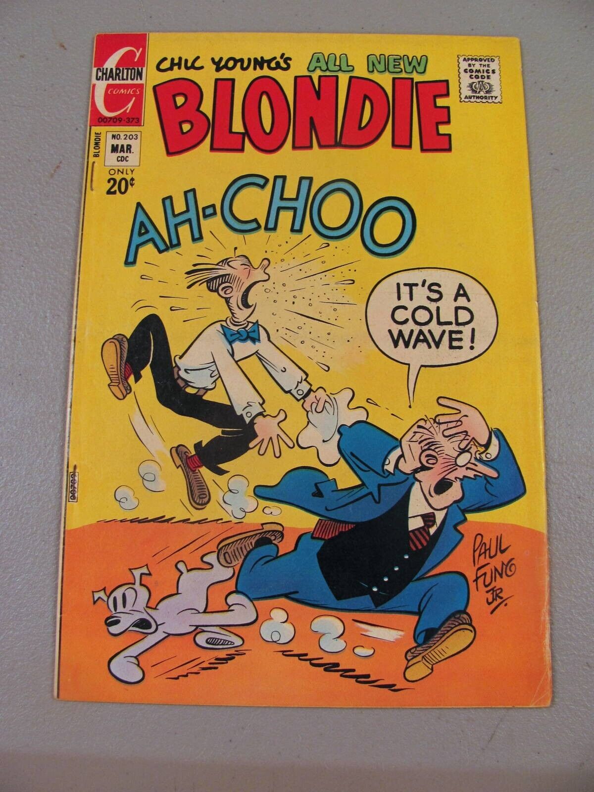 Blondie #203 (1973) FN+ Charlton Comics Dagwood Mr. Dithers BIN-4318