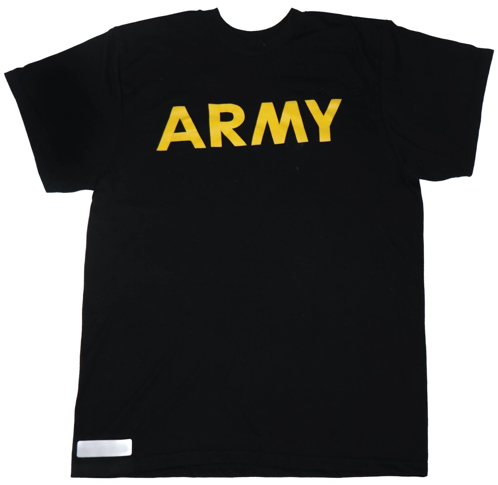 XLARGE - Men\'s APFU Short Sleeve Shirt Army Black and Gold PT Fitness Shirt