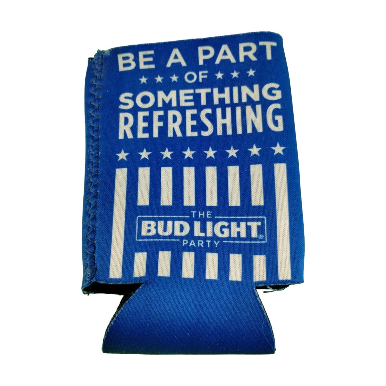 The Bud Light Party Coozie Koozie Beer Can Bottle Holder Budweiser Vtg Gag Gift