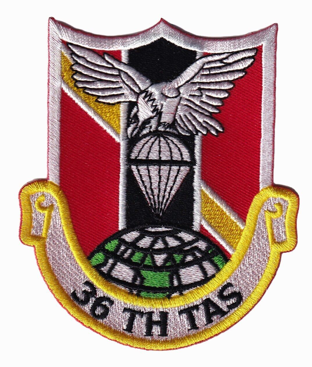 36th Tactical Airlift Squadron Patch - With Hook and Loop, 3.5\
