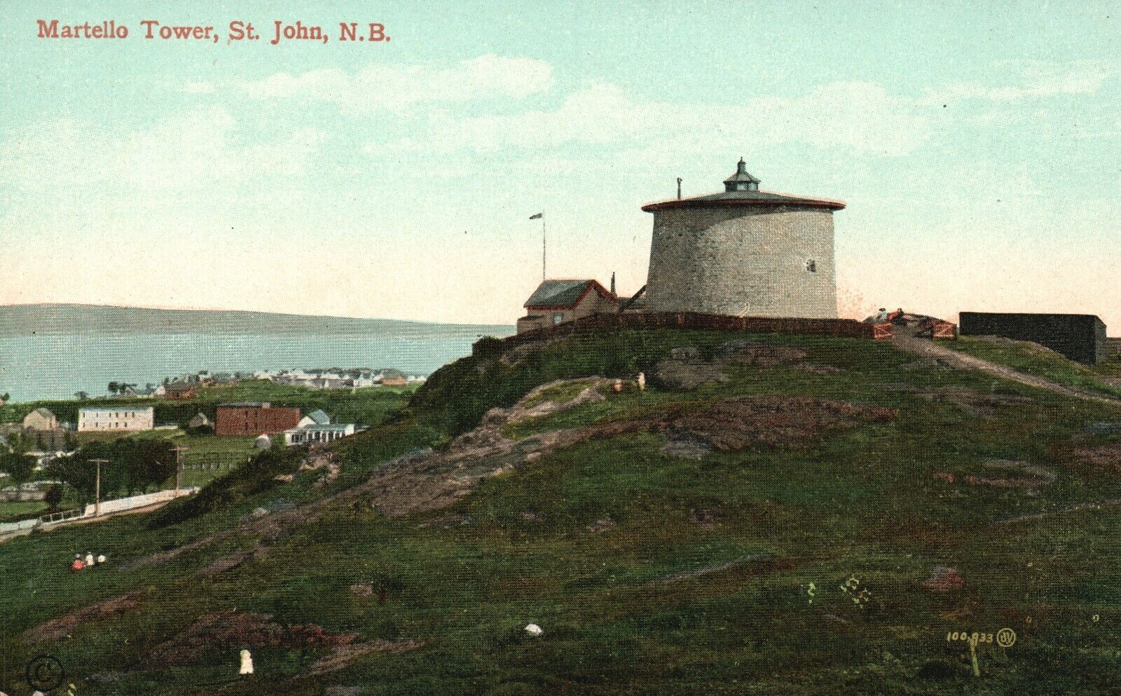 Vintage Postcard 1910\'s Martello Tower St. John New Brunswick Canada