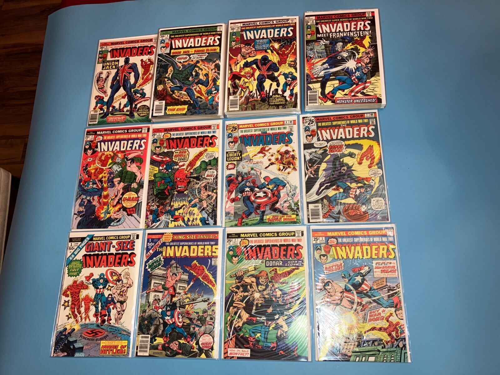 INVADERS #2-41 PLUS GIANT SIZE #1 and ANNUAL #1 SET 1975 HIGH GRADE