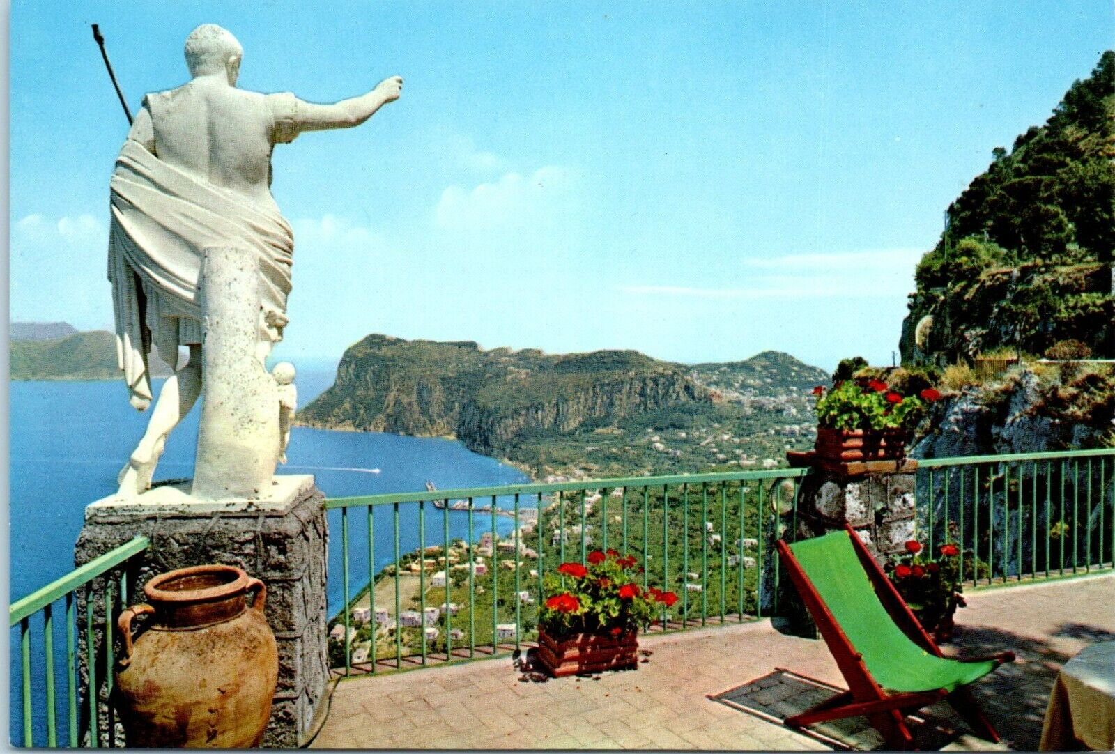 View from Anacapri, Capri, Italy Postcard