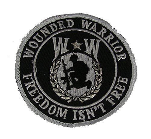 WW WOUNDED WARRIOR FREEDOM ISN'T FREE PATCH DISABLED VET WIA WOUNDED IN ACTION