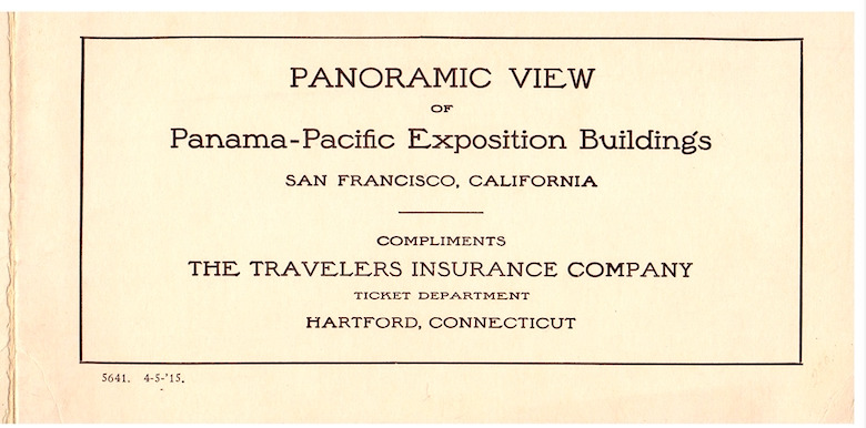 1915 San Francisco Panama Pacific International Exposition Panoramic View -E11-B