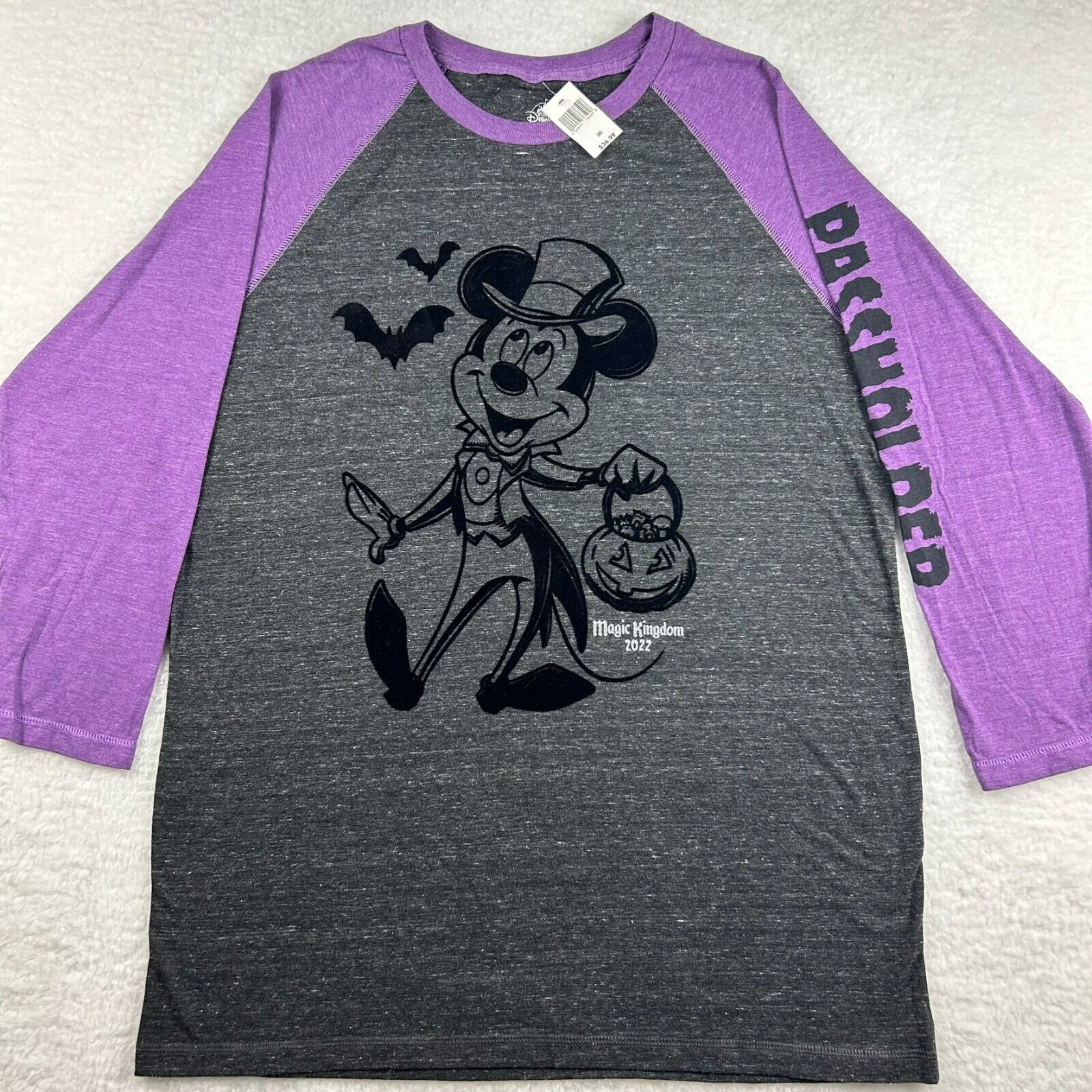 Disney Mickey’s Not So Scary Halloween Party 2022 MNSSHP Passholder Shirt LG NWT