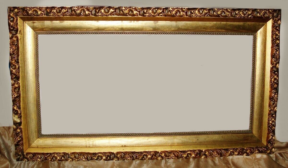 Antique Italian Baroque Frame For Mirror or Large Painting 44