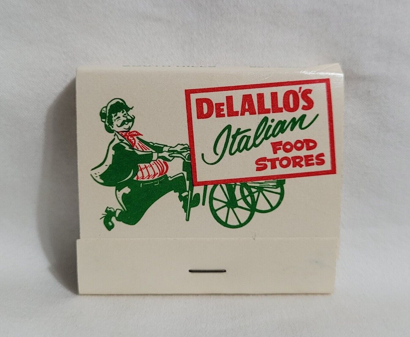 Vintage DeLALLO\'s Italian Food Stores Matchbook Pennsylvania Advertising Full