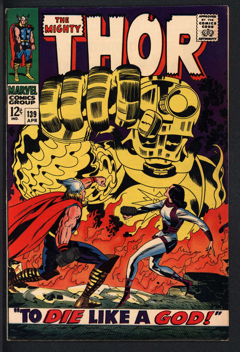 THOR #139 6.5 // 1ST COVER APPEARANCE OF SIF MARVEL COMICS 1967