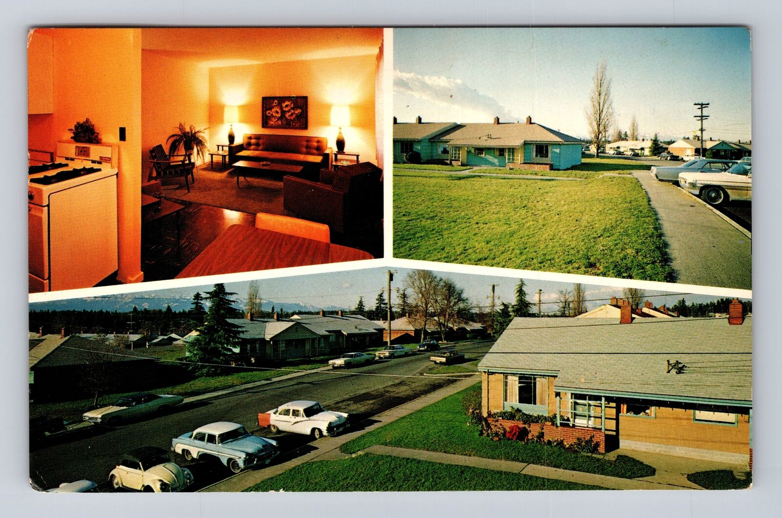 Bremerton WA-Washington, Viewcrest Garden Apartments, Vintage c1968 Postcard