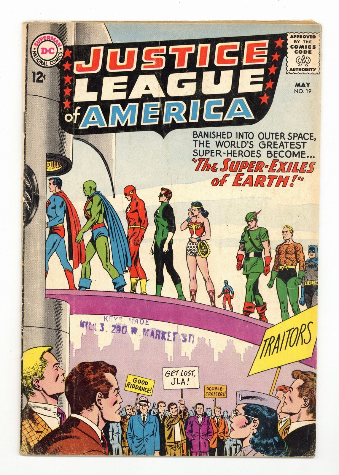 Justice League of America #19 GD+ 2.5 1963