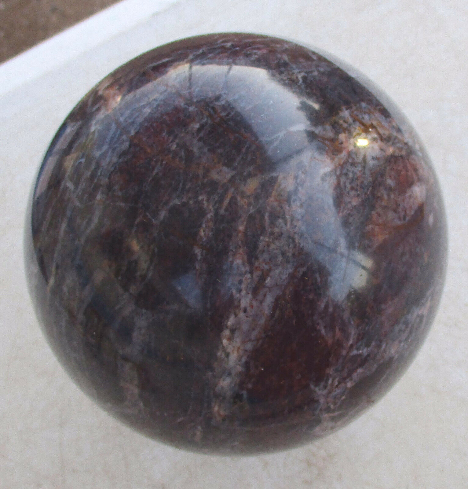 Cave Creek Jasper Sphere 126mm for Home Decor or Crystal Ball 4627