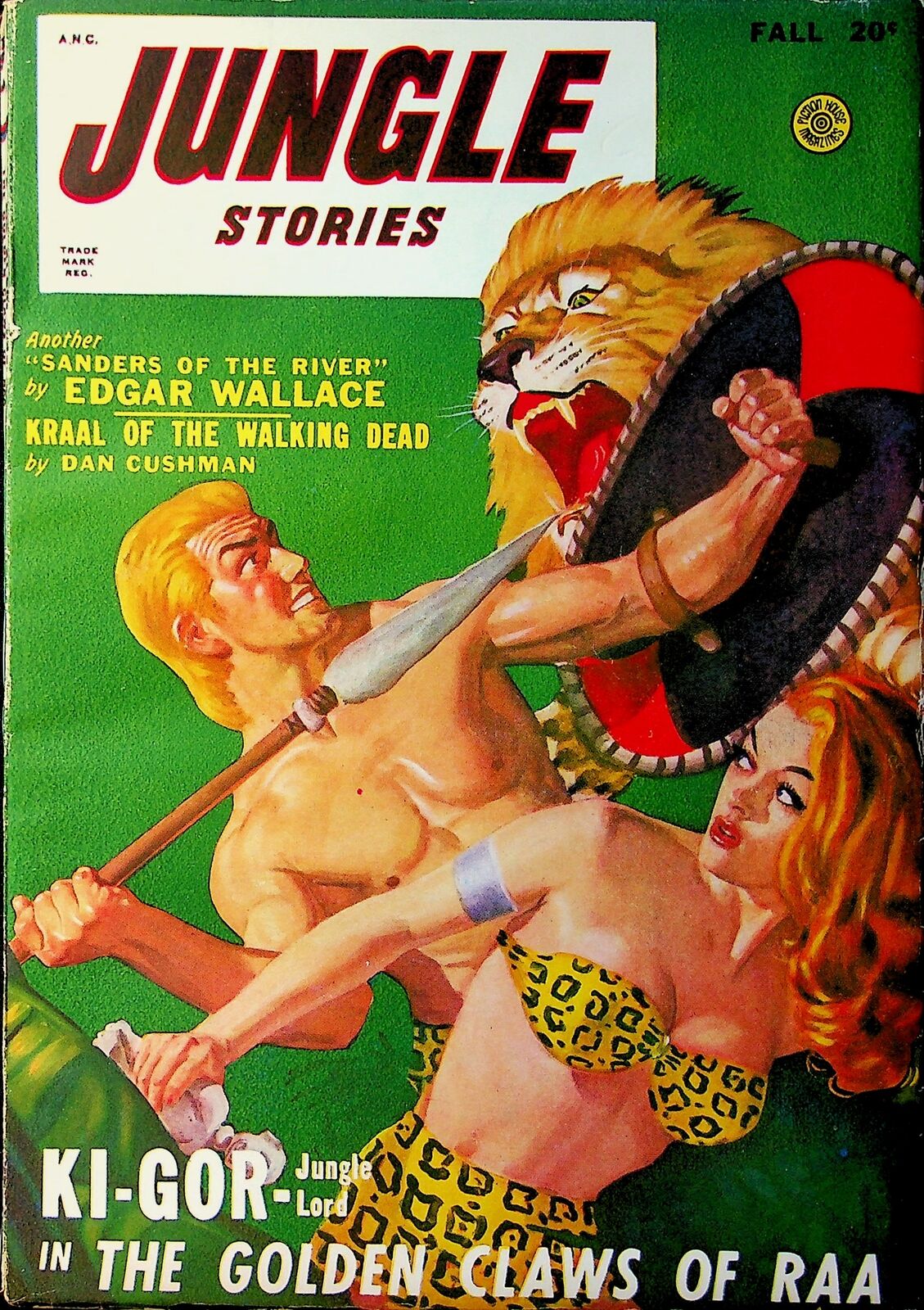 Jungle Stories Pulp 2nd Series Sep 1948 Vol. 4 #4 VG TRIMMED
