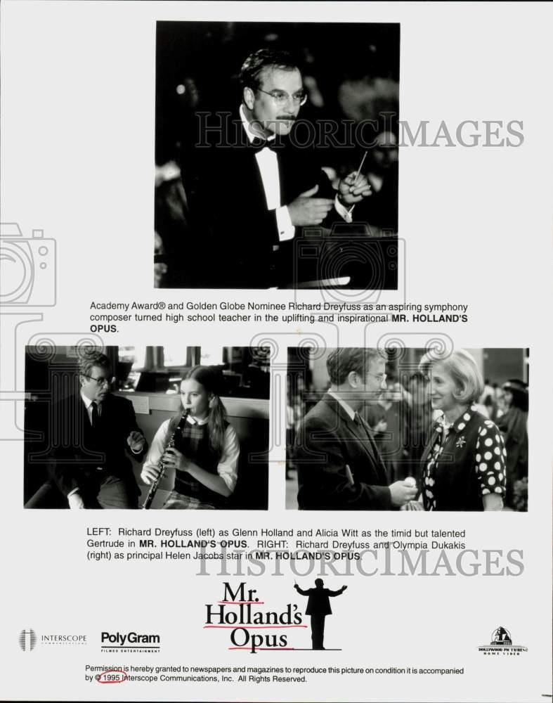1995 Press Photo The starring cast in scenes from \