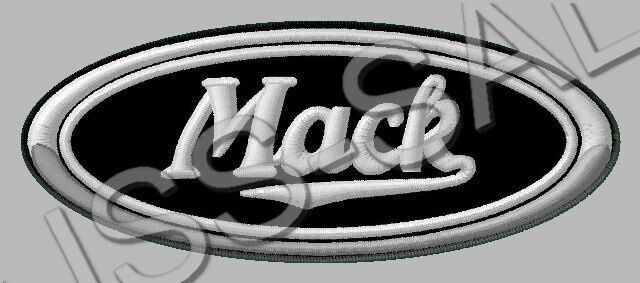 MACK EMBROIDERED PATCH IRON/SEW ON ~4-3/8\