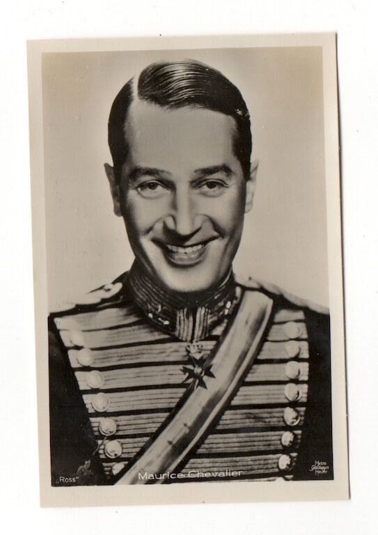 Maurice Chevalier 1935 Haus Bergmann Film Photos Cigarette Card #50