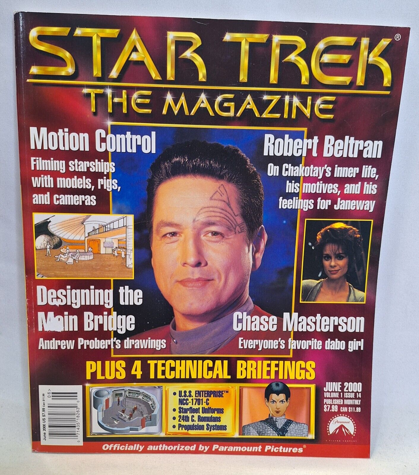 Star Trek: The Magazine June 2000 Issue (Out of Production) Excellent Condition