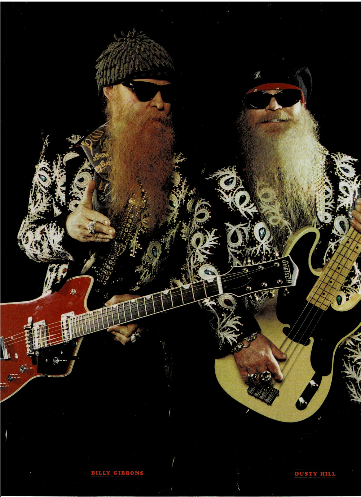 ZZ TOP - DUSTY HILL & BILLY GIBBONS - Music Print Ad Photo - 2003