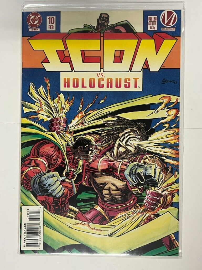 ICON #10 1994 DC ''ICON-VS-HOLOCAUST'' -FIRE THIS TIME- MCDUFFY/ BRIGHT | Combin