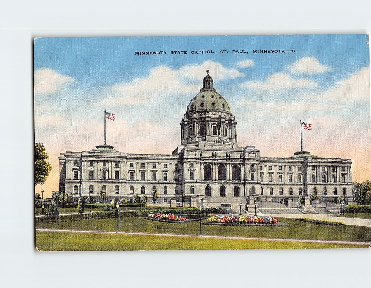 Postcard Minnesota State Capitol, St. Paul, Minnesota