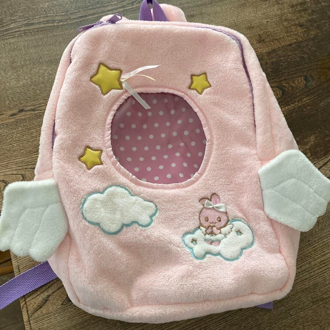 Mother Garden Usamomo Rucksack Backpack School Bag Pink Angel Rabbit Ribbon Rare