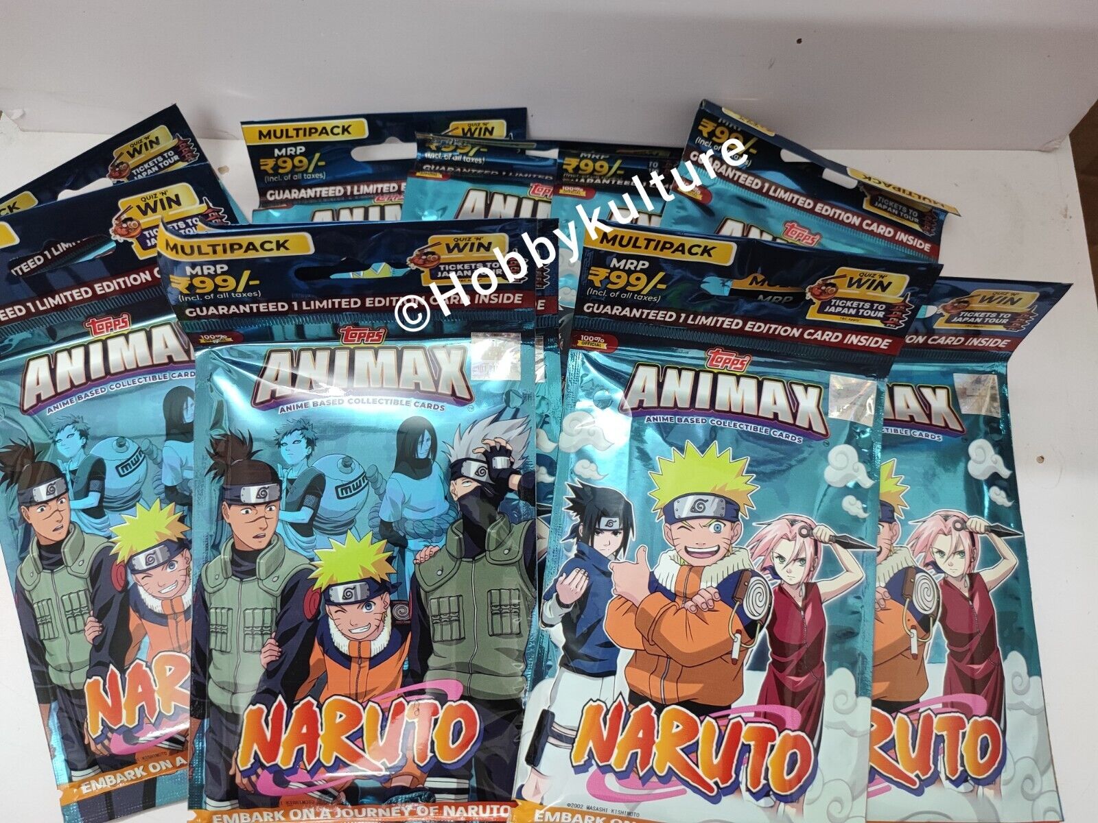 Topps Animax Naruto 2024 Trading Cards TCG Multipack , 20 Cards Per Pack English