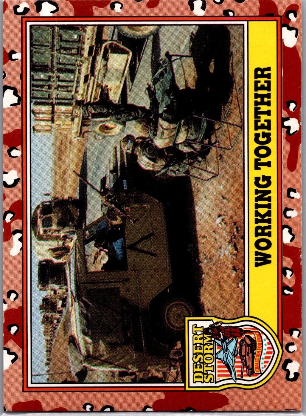 1991 Topps Desert Storm - #238 Working Together
