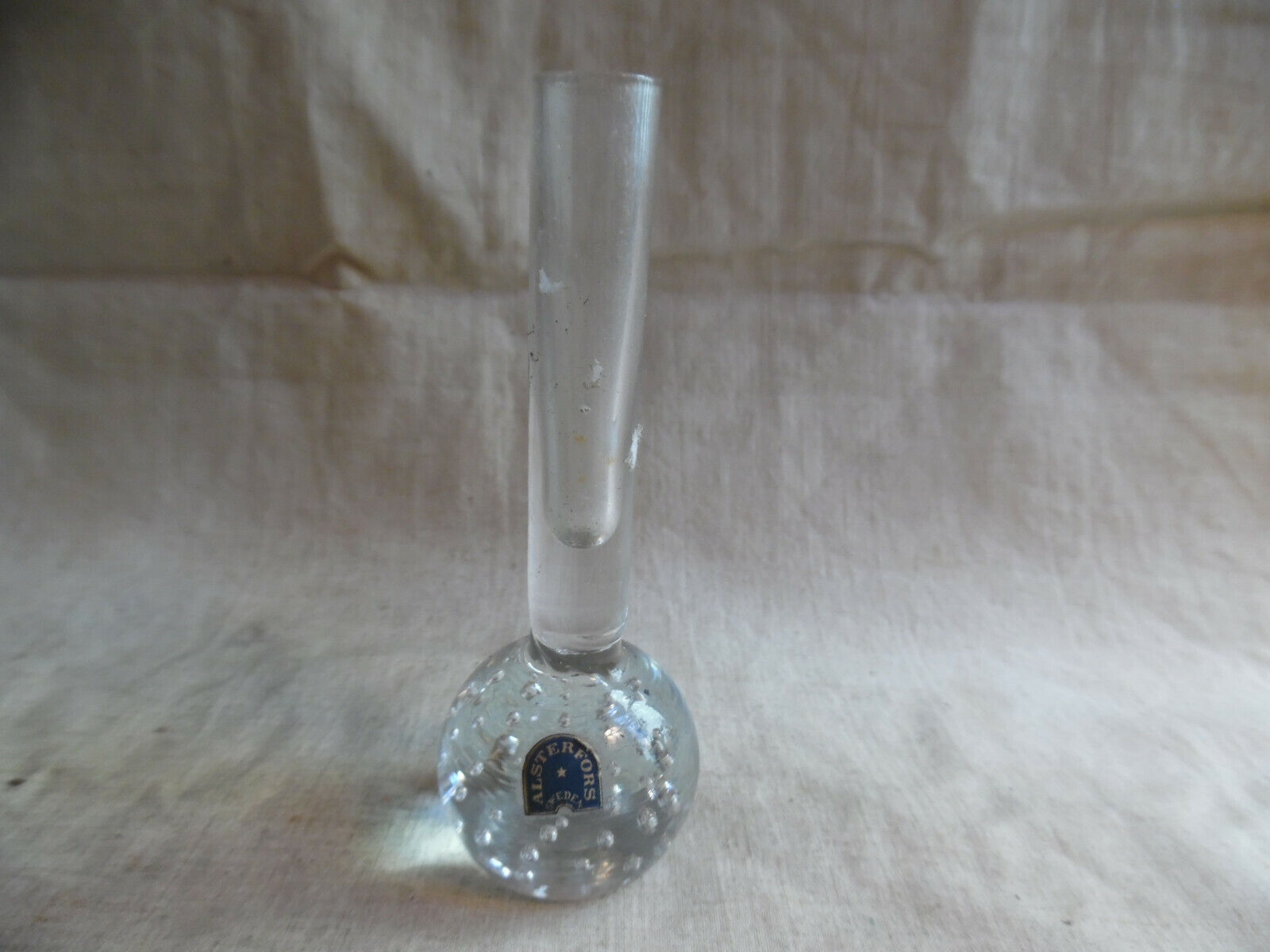 Vintage Mini Glass Vase Alsterfors Sweden