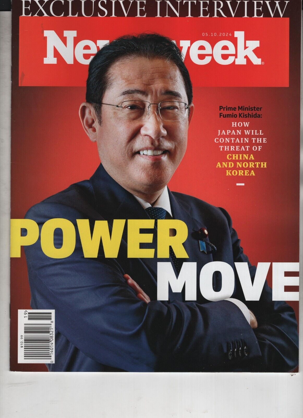 FUMIO KISHIDA PRIME MINISTER JAPAN NEWSWEEK MAGAZINE MAY 10 2024 NO LABEL