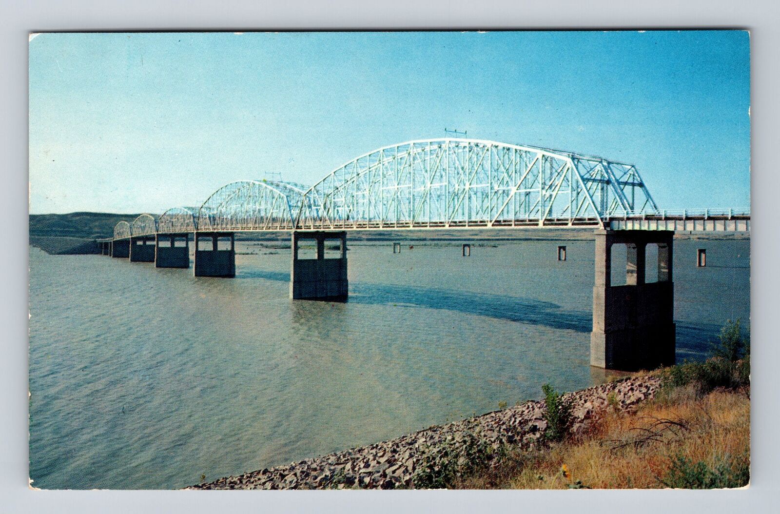 Chamberlain SD-South Dakota, South Dakota\'s Largest Bridge, Vintage Postcard
