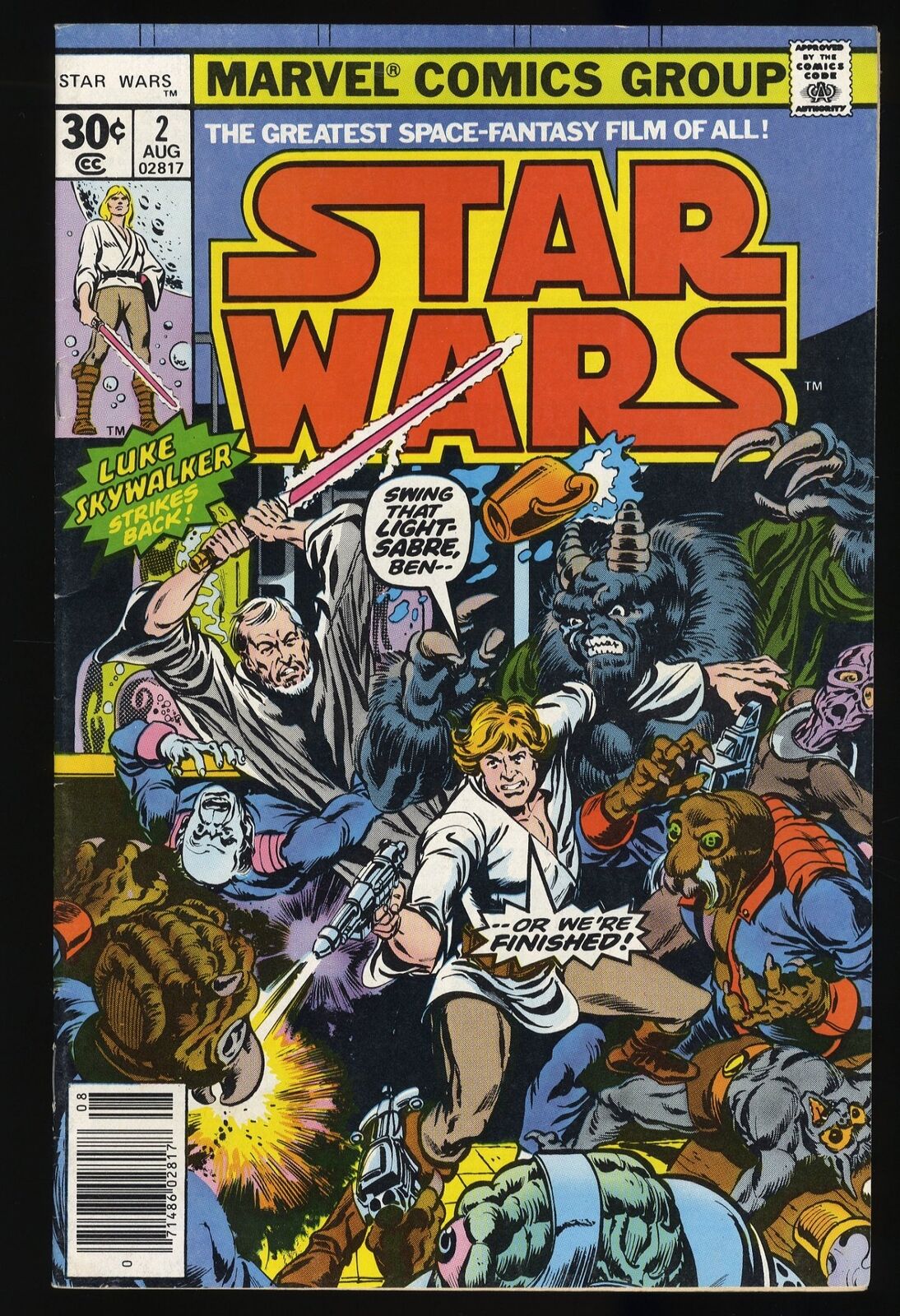 Star Wars (1977) #2 FN/VF 7.0 1st Obi-Wan Kenobi Han Solo and Chewbacca