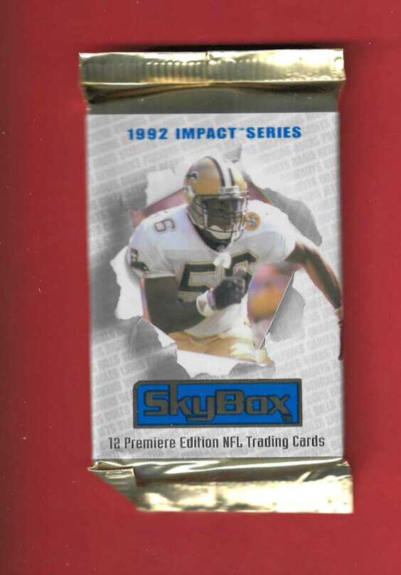 1992 Skybox Impact Series American Foot Us Foot - 12 Card Pack Bag