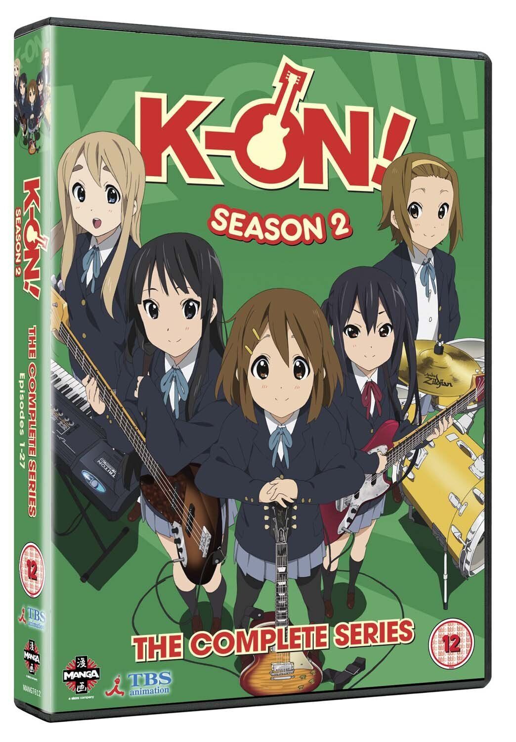 Manga K-On Season 2 Complete Dvd-Box All 27 Episodes 645 Minutes MANG7612