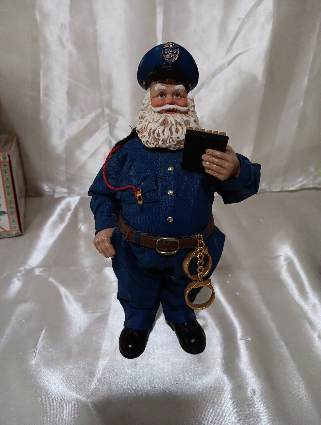 Vtg. Kurt Adler KSA Santa Policeman Figurine Fabriche