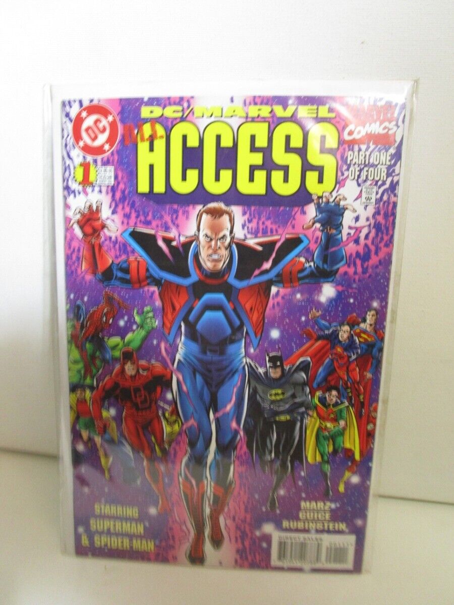 DC/Marvel All Access #1/ KEY 1ST ISSUE/ DC COMICS 1996 Bagged Boarded