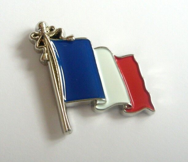 3D FRENCH FLAG (Enamel Badge / Pins)