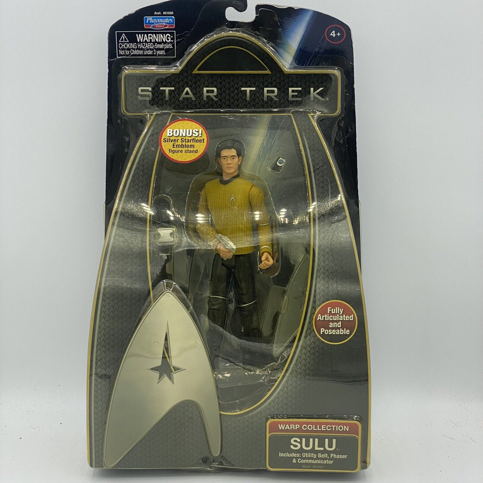 NEW 2009 Playmates Star Trek Command Collection Sulu Action Figure sealed