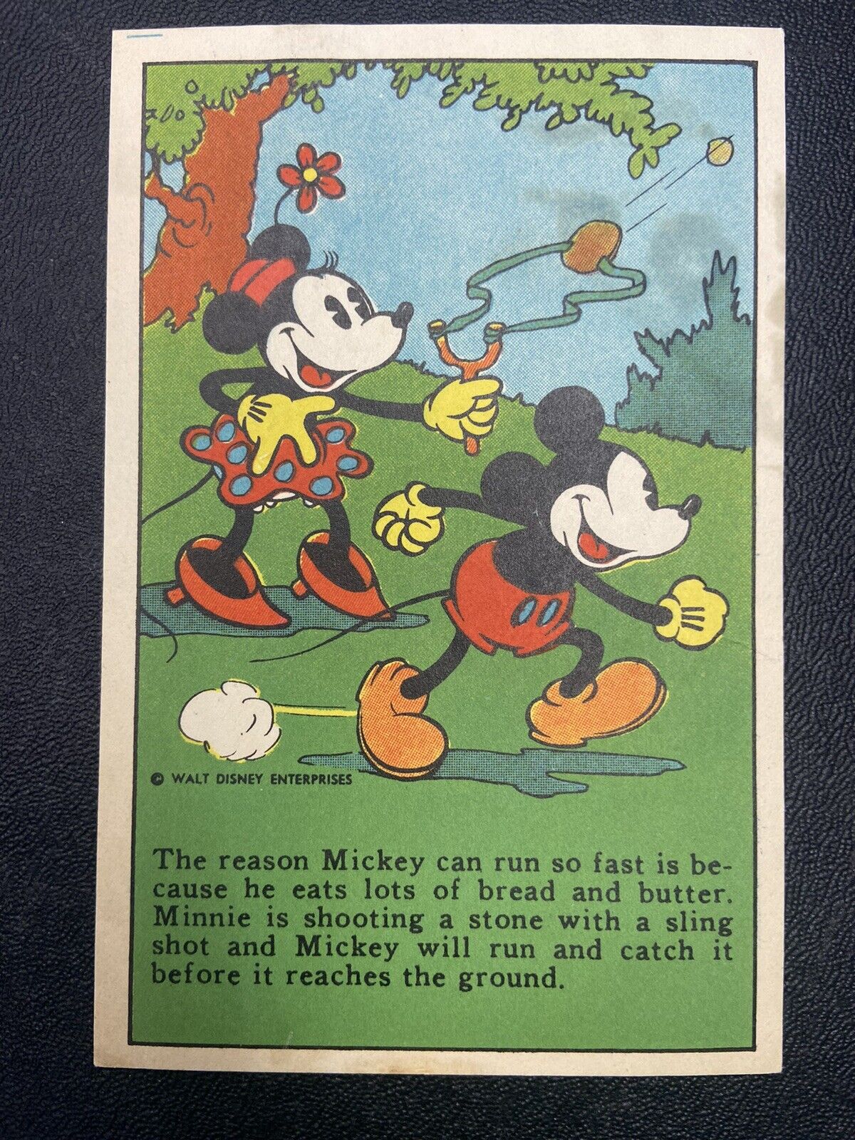 1930S DISNEY RECIPE CARD-BELL BREAD-MICKEY DISNEYANA Mickey Minnie Mouse