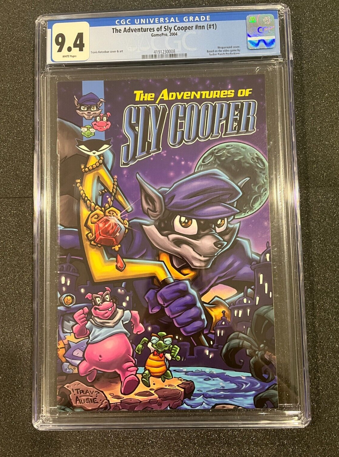 Adventures of Sly Cooper (2004), Issue 1, Low Census, CGC 9.4, White