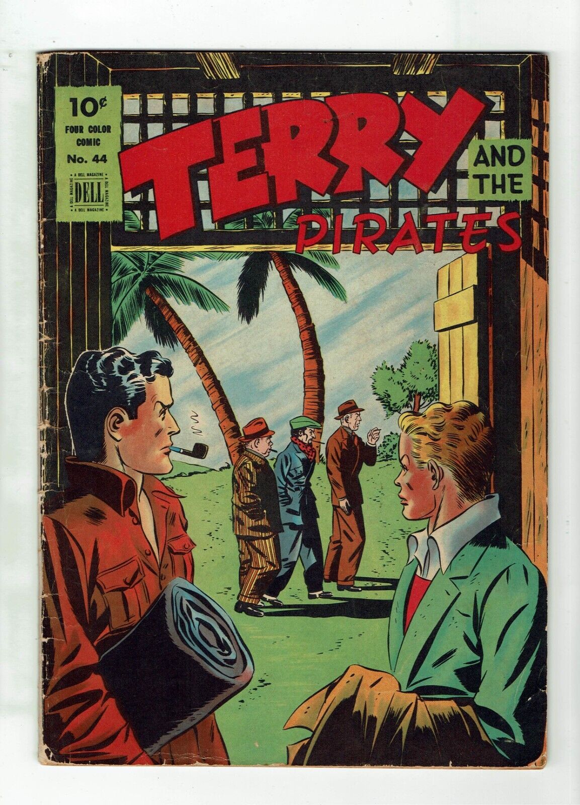 Four Color #44 Terry and the Pirates  (1944) Dell Comics Golden Age