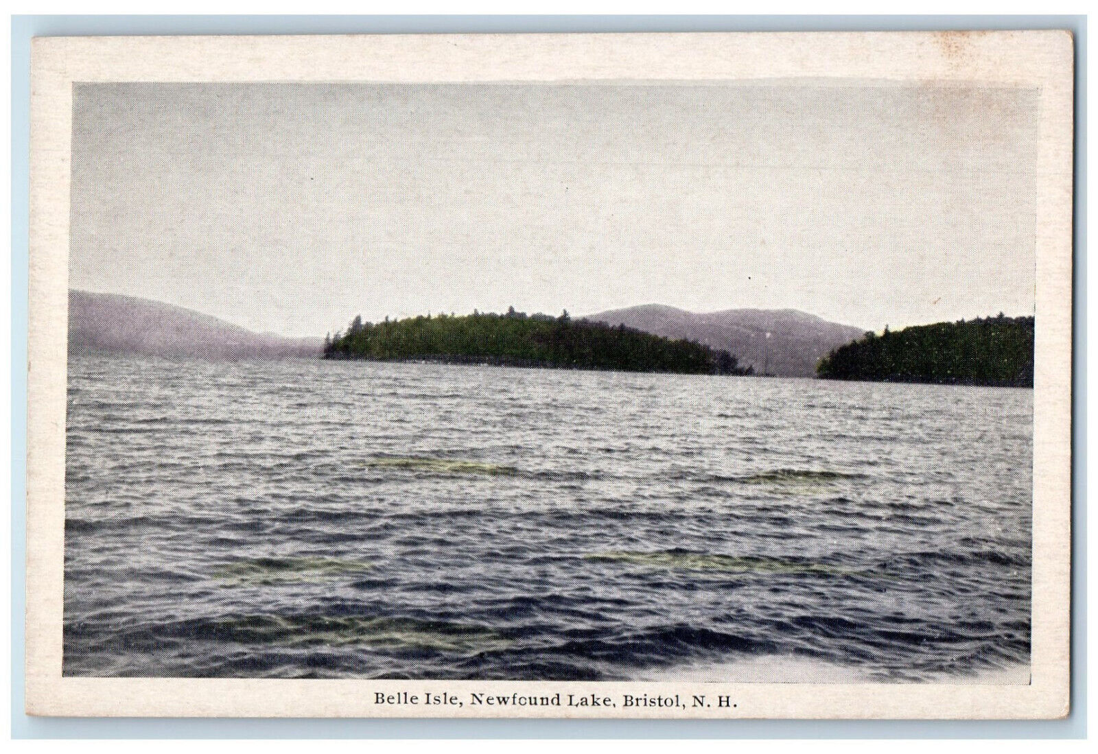 c1920\'s Belle Isle Newfound Lake, Bristol New Hampshire NH Unposted Postcard