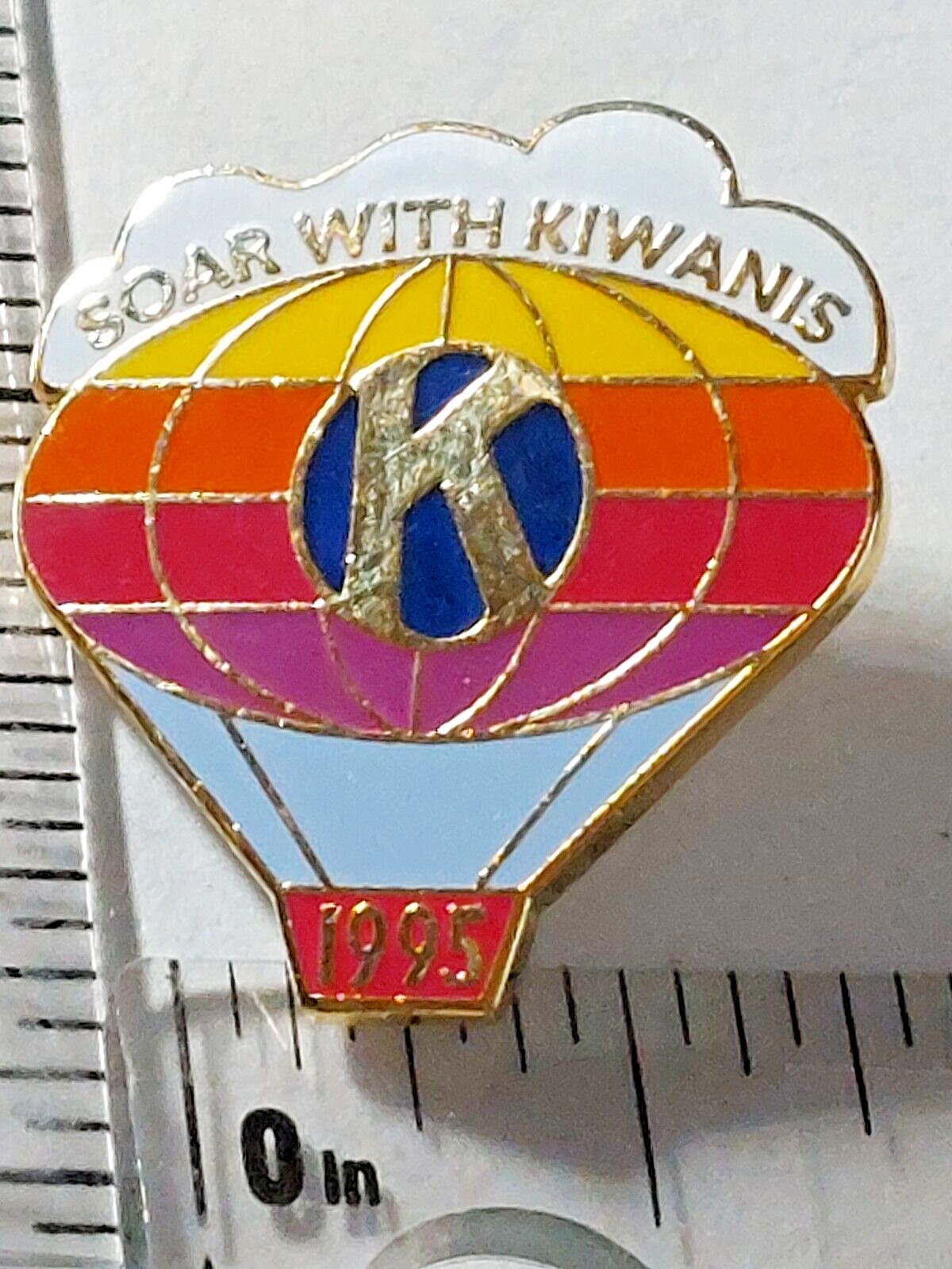 Kiwanis International 1995 Soar with Kiwanis Lapel Pin (041523)