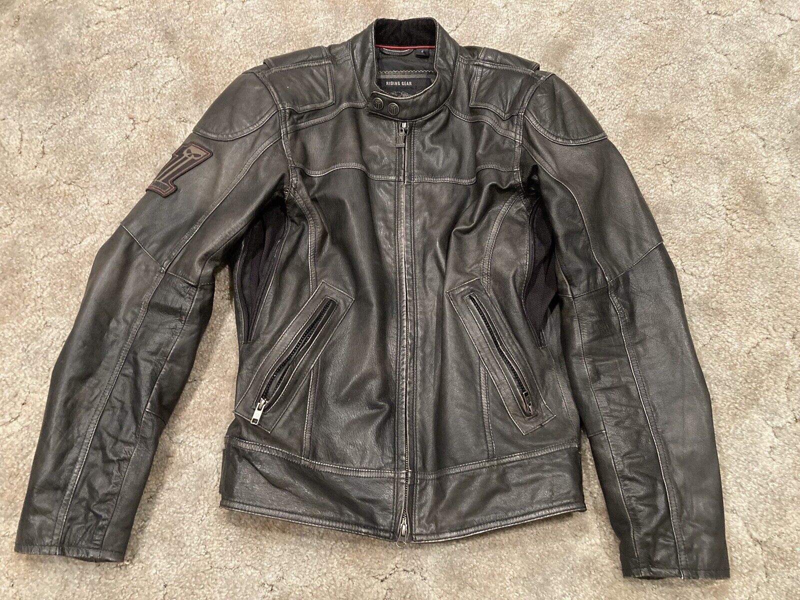 Men Harley Davidson Jacket Lone Star 98075-14VM  Small Motorcycle Riding Leather