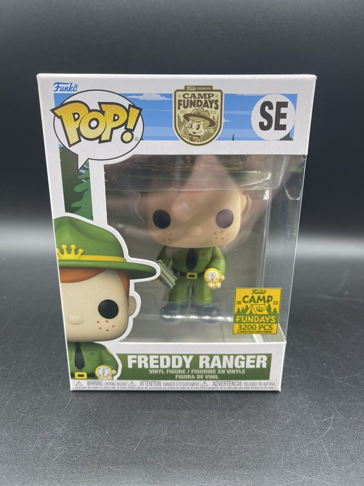 Funko Pop Freddy Ranger Camp Fundays 2023 Exclusive Limited Edition 3,200 pcs