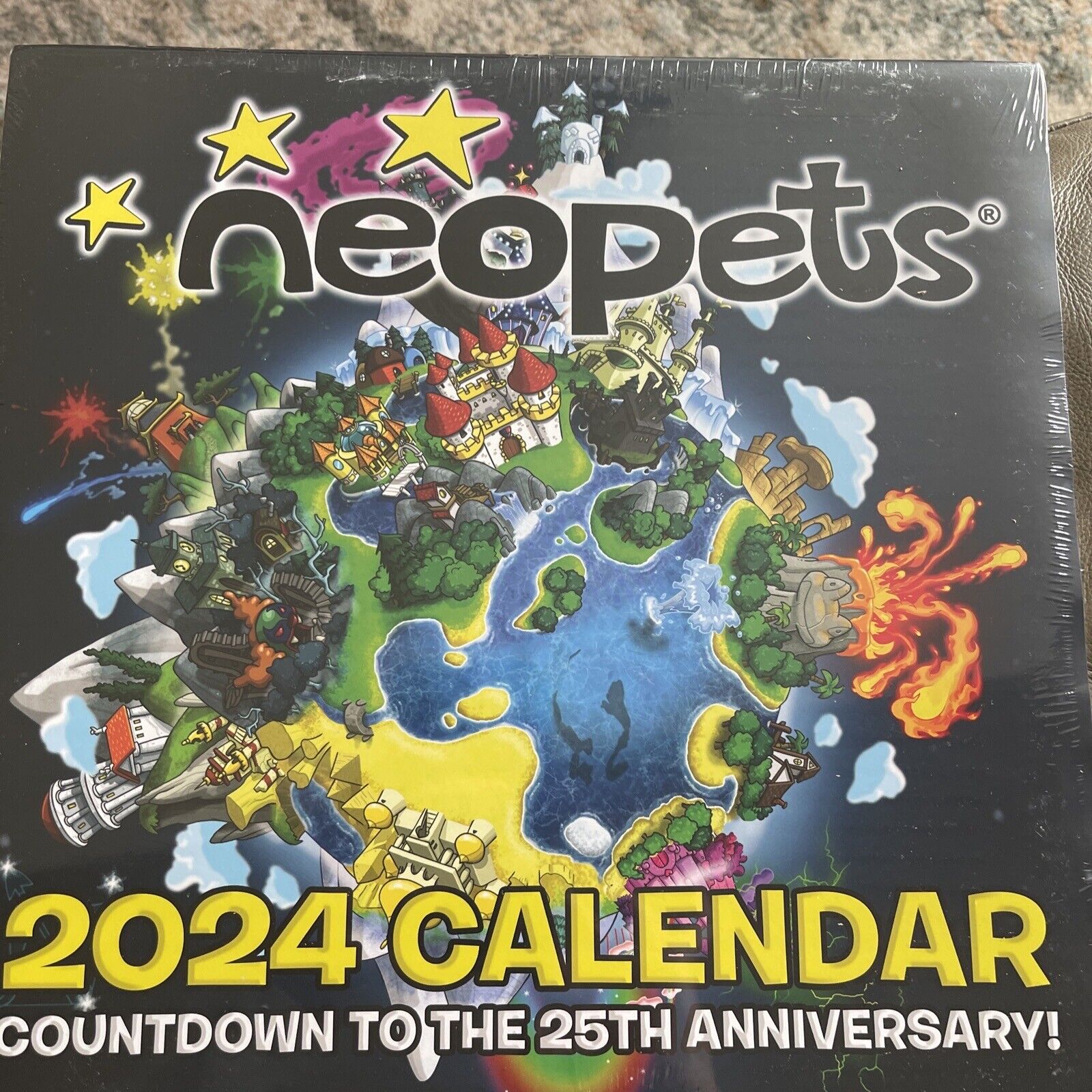 Sealed 2024 Neopets Calendar Countdown to the 25th Anniversary