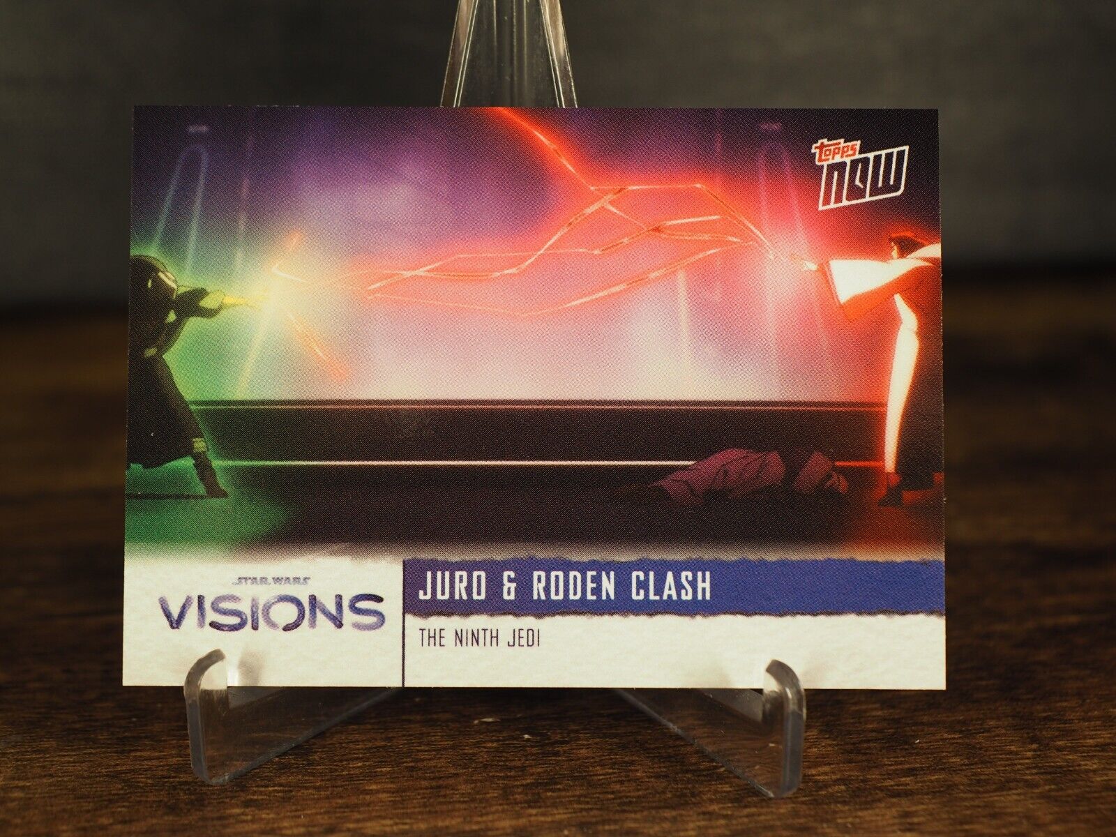 2021 Topps Now Star Wars Visions The Ninth Jedi Juro & Roden Clash #4 PR: 474