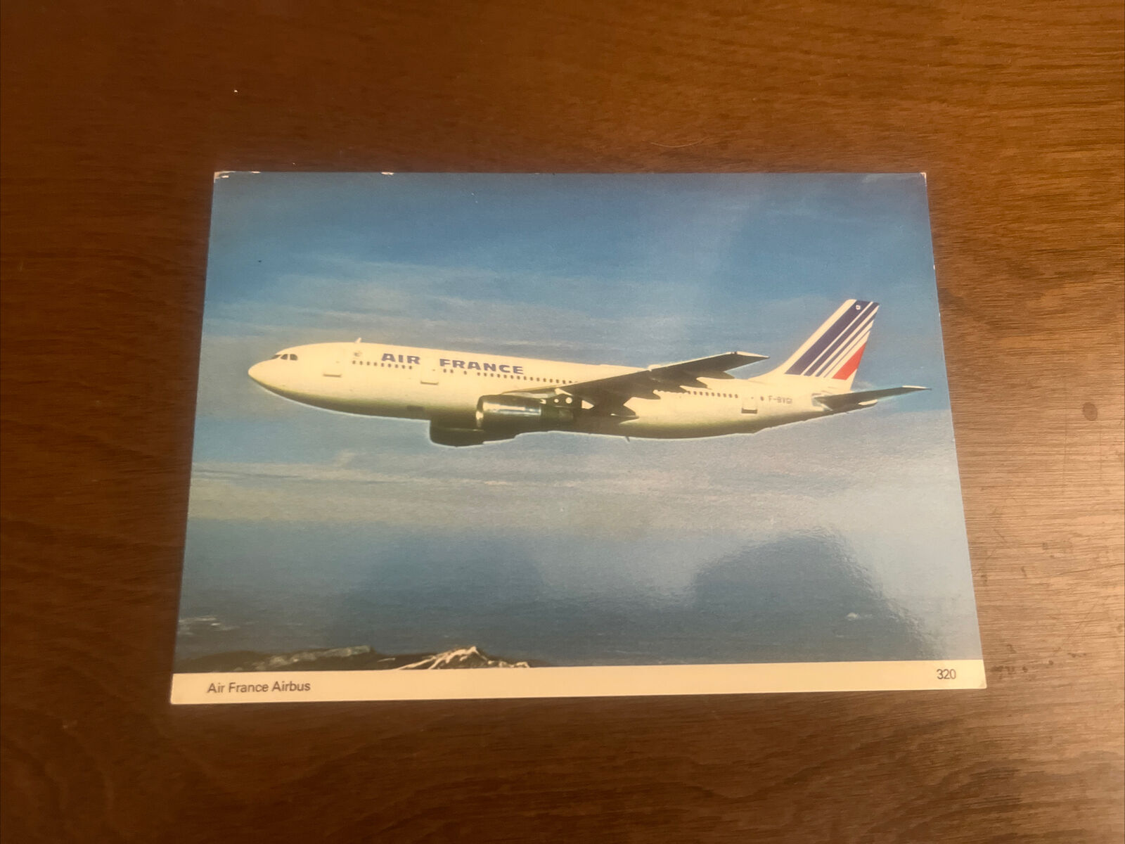 Air France Airbus Charles Skilton Continental  postcard. 6”x4”. Unmailed