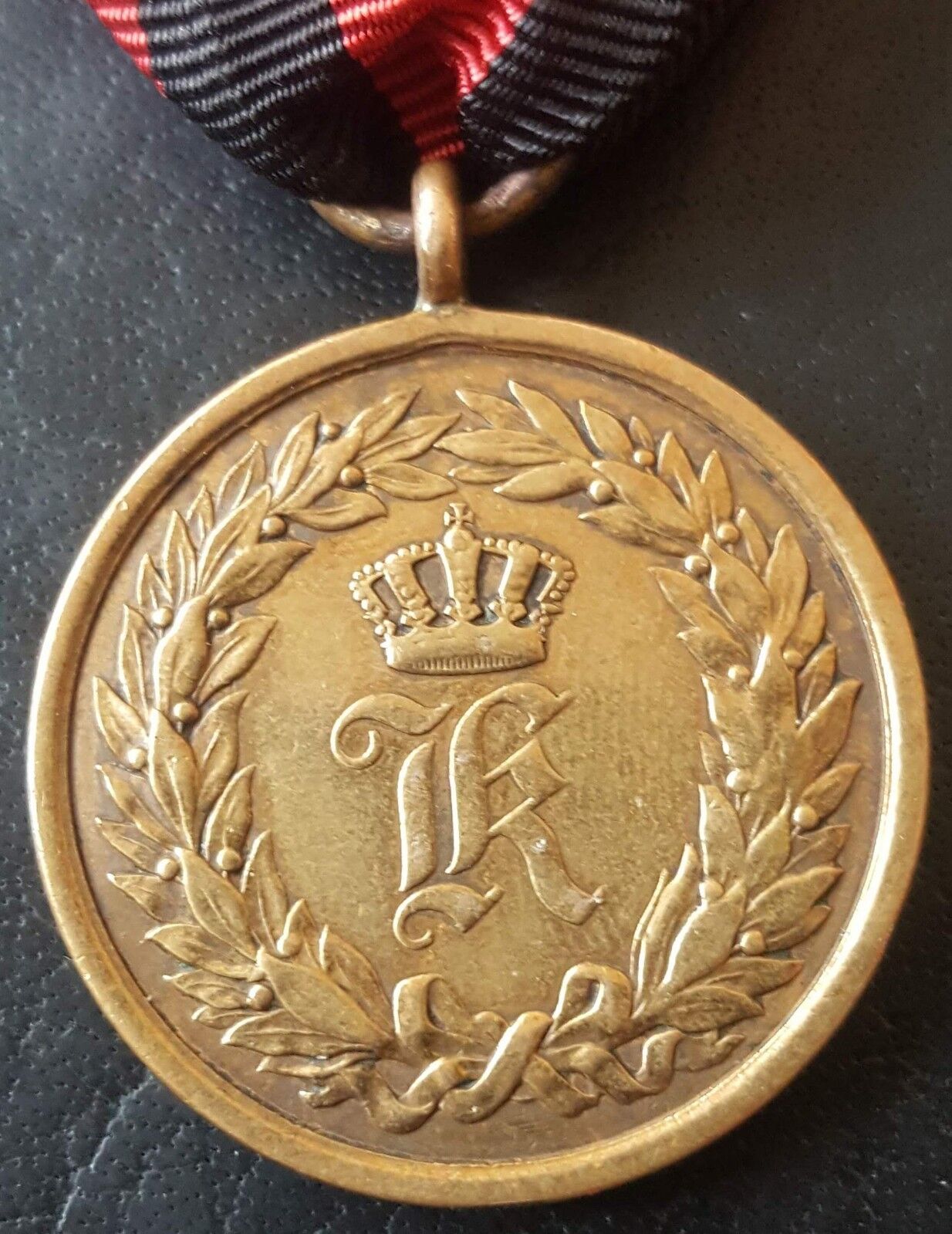 ✚8041✚ German pre WW1 Wurttemberg Commemorative Medal for Loyal Service 1866